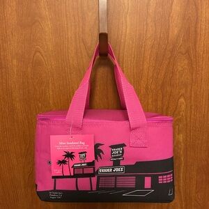 NWT Trader Joe's Magenta Insulated Mini Bag